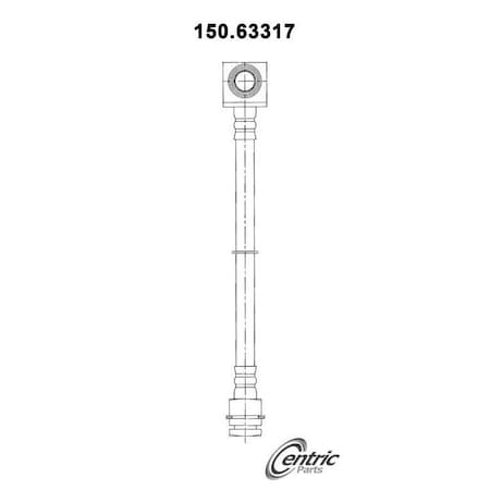 Centric Parts Brake Hose, 150.63317 150.63317